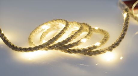 jute rope string lights