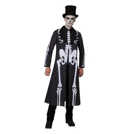 PARTYHOLIC SKELETON COAT COSTUME (ONE SIZE) - Walmart.ca