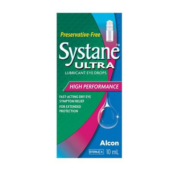 SYSTANE® Ultra, Lubricant Eye Drops, High Performance Eye Drops For Dry Eyes, 10 mL, 10 mL