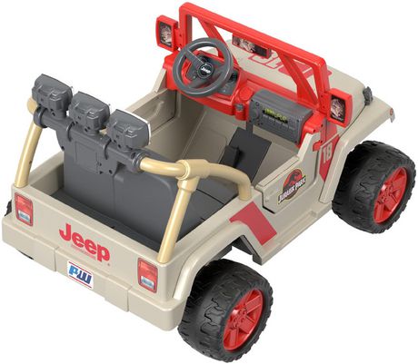 jurassic world battery operated ride on jeep