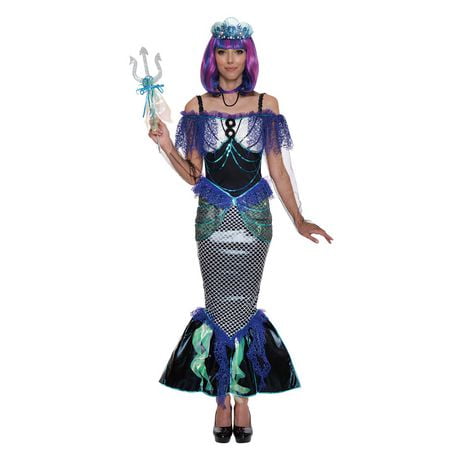 PARTYHOLIC DARK MERMAID COSTUME (LARGE) | Walmart Canada