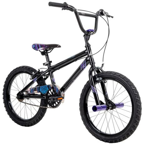 Marvel Black Panther 18-inch BMX Bike for Boys, Black, by Huffy, Ages 5-8