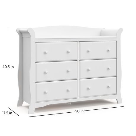 Storkcraft Avalon 6 Drawer Double Dresser Walmart Canada