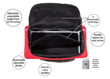 duffle bag divider