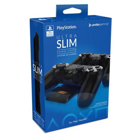 PDP Gaming Ultra Slim Charge System for PS4, Gaming Accessory