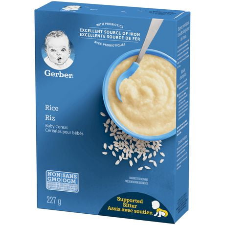 GERBER® Stage 1 Rice Baby Cereal 227 g | Walmart Canada