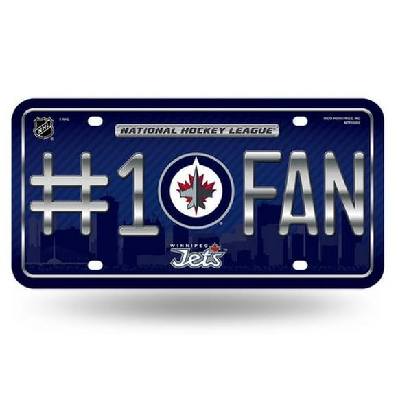 NHL Winnipeg Jets License Plate