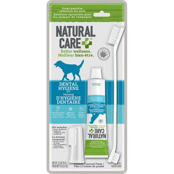Natural Care Dental Hygiene Dog Dental Care Kit, 3 Pack Dental Kit