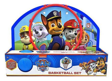 Paw Patrol Basketball Set Nickelodeon Ball Hoop Door Hanger What Kids Want 3 for sale online 
