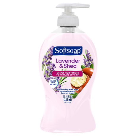 Savon liquide pour les mains hydratant intense Softsoap Lavender & Shea Butter, 332 mL Savon liquide pour les mains