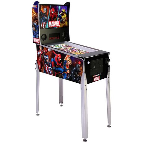 marvel heroes tabletop pinball machine