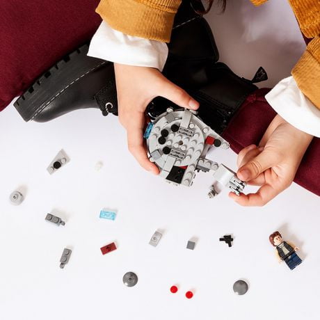 lego star wars millennium falcon microfighter building kit 75295