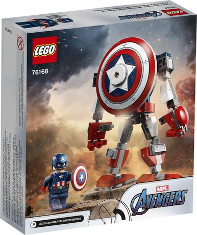 Lego SUPER HEROES Captain America mech Armor 76168