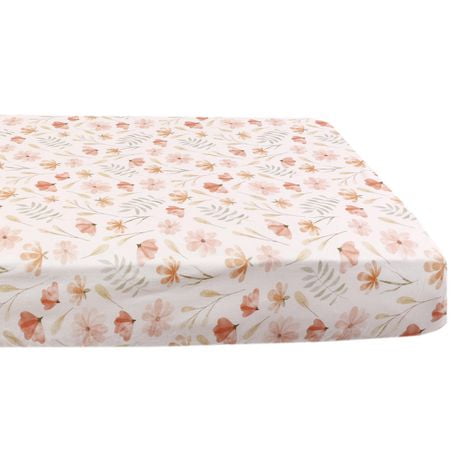 draps de lit de bébé, floral