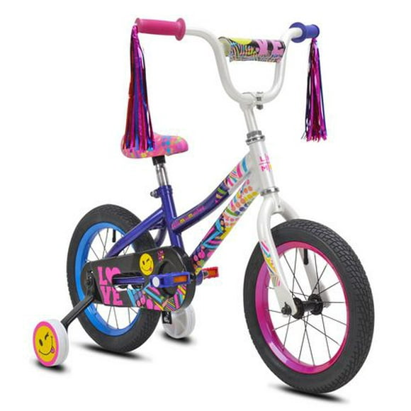 Vélo LittleMissMatched 14 po pour filles - Violet 4 à 6 ans