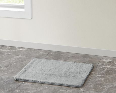 Modern Elements Faux Fur Bath Rug | Walmart Canada