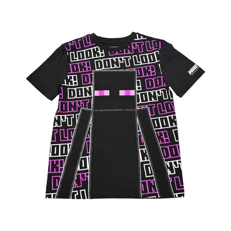 Minecraft Garçons Enderman Look T-shirt à manches courtes