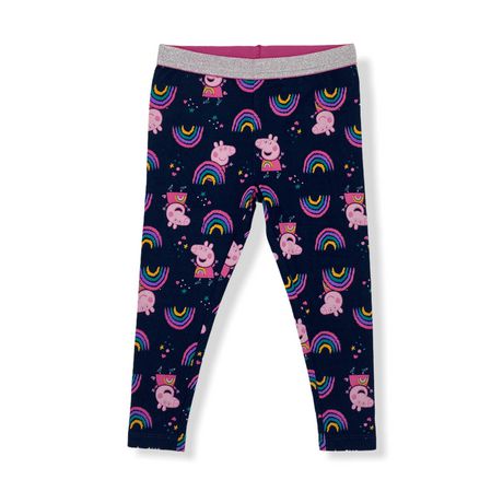 Peppa Pig Toddler Girls long legging with elastic waist band | Walmart ...