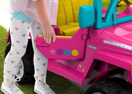 pink power wheels jeep wrangler