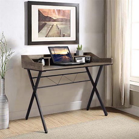 Homycasa Computer Desk With Storage Hutch Shelf Black Walmart Canada   6000206637703 