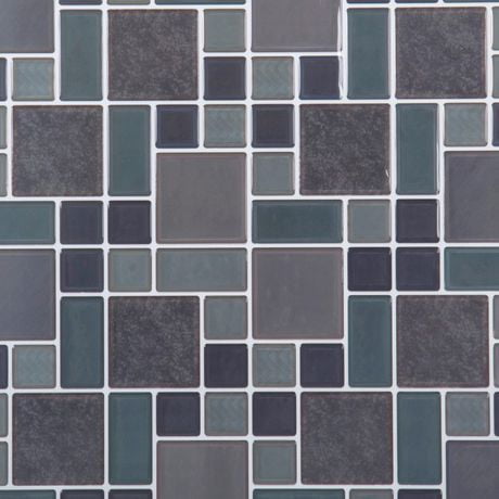 Truu Design Self-Adhesive Square Peel and Stick Backsplash Wall Tiles