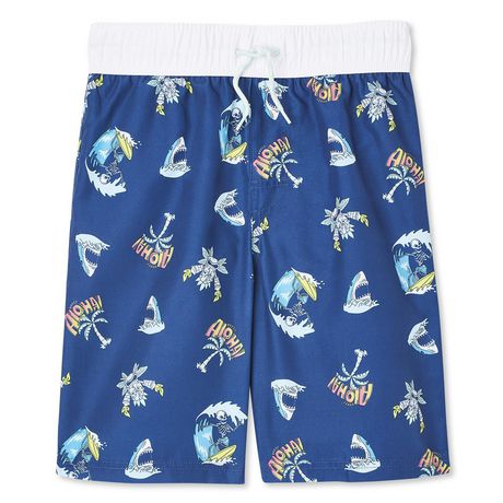 George Boys' Printed Swim Short | Walmart Canada