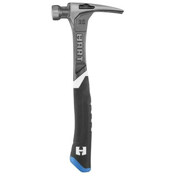 HART 20oz Steel Hammer, Rip Claw, Magnetic Nail Starter, Limited Lifetime Warranty