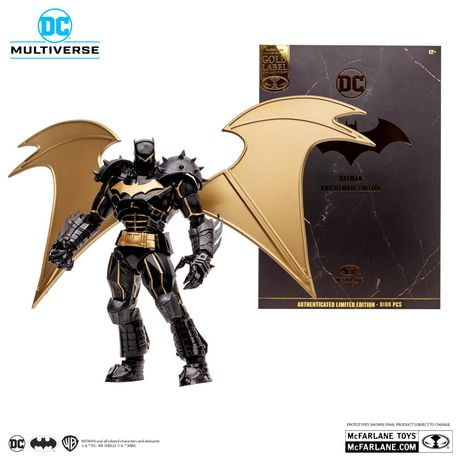 DC Multiverse Batman (Injustice 2) Knightmare Edition Gold Label.