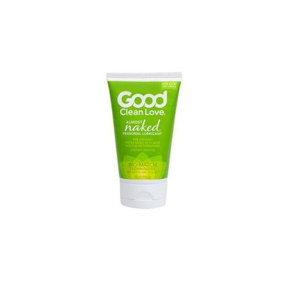 Le lubrifiant personnel et biologique Almost Naked de Good Clean Love est réalisé à base d’eau et contient de l’aloe vera; 4 oz