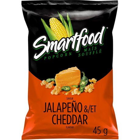 Smartfood Jalapeño & Cheddar Flavour Seasoned Popcorn