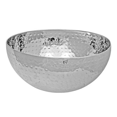 Ih Casa Decor Stainless Steel Hammered Salad Bowl 11