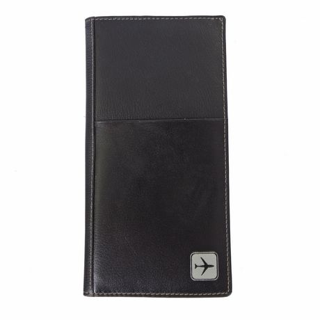 Club Rochelier Black Leather Ticket And Card Wallet | Walmart Canada