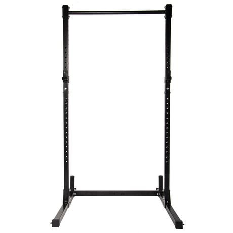 Everyday Essentials 500-Pound Capacity Multi-Function Adjustable Squat Stand with Pull Up Bar and Weight Holders