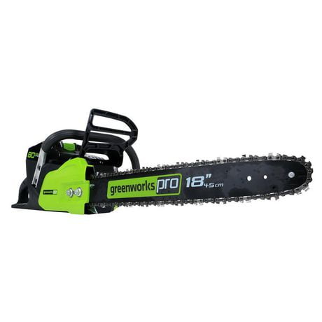 Greenworks PRO 80V 18-Inch Cordless Chainsaw, 2.0 AH Battery and ...