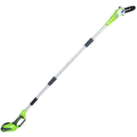 Greenworks 40V 8.5-Inch Cordless Pole Saw, 2.0 AH Battery and Charger Included 1400017