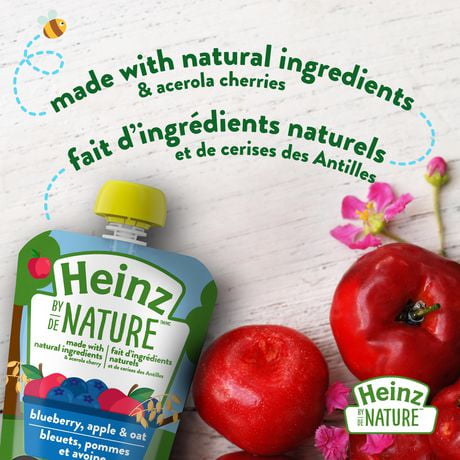 Download Heinz by Nature Organic Baby Food - Blueberry, Apple & Oat ... Yellowimages Mockups