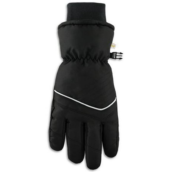 Hot Paws Men's ski glove with knit cuff and reflective piping