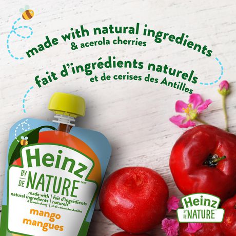 Heinz by Nature Organic Baby Food - Mango Purée | Walmart Canada