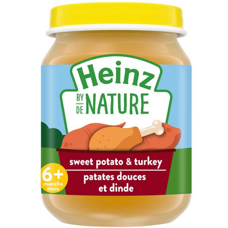 Aliments Pour Bebes Heinz De Nature Patates Douces Et Dinde En Puree Walmart Canada