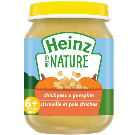 Aliments Pour Bebes Heinz De Nature Citrouille Et Pois Chiches En Puree Walmart Canada