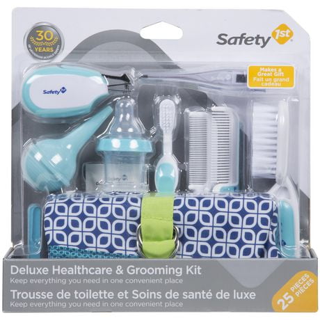 Safety 1st Deluxe Healthcare & Grooming Kit - Arctic Blue, 25 pieces