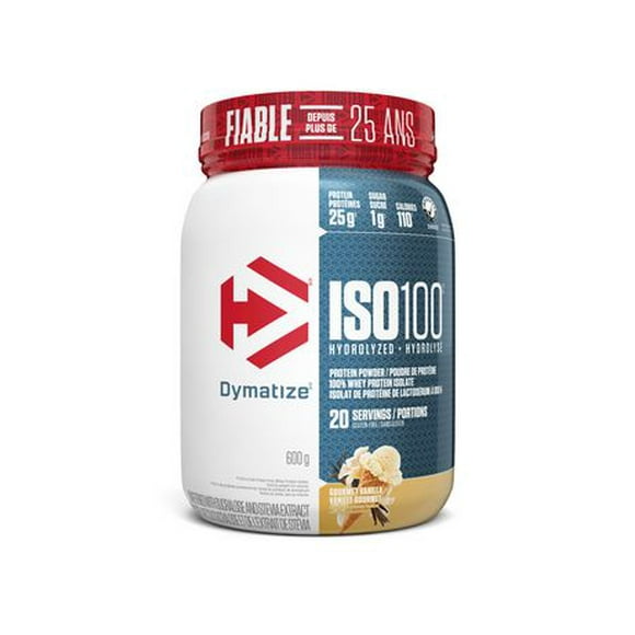 DYMATIZE VANILLE GOURMET 25g protein, 20 portions, 600g