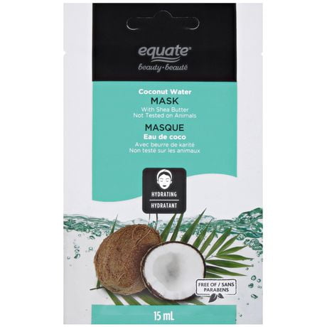 Coconut Water Mask with Shea Butter, Hydrating 15mL