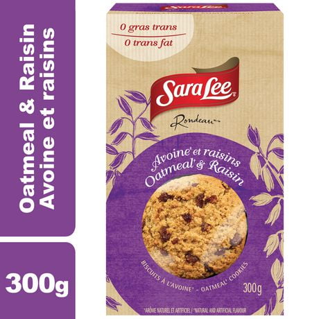 Sara Lee®  Oatmeal & Raisin Cookies, 300 g