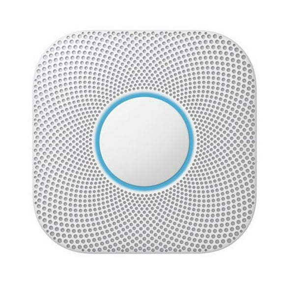 Google Nest Protect 2nd Generation Smart Smoke/Carbon Monoxide Battery Alarm - White