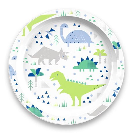 Mainstays Kids Round Plate - Dino | Walmart Canada