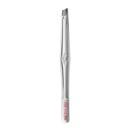 Revlon Slant Tweezer, High Precision Multipurpose Hair Removal Tool, Made With High Quality Stainless Steel, TWZ SLT TIP 0.031 lbs