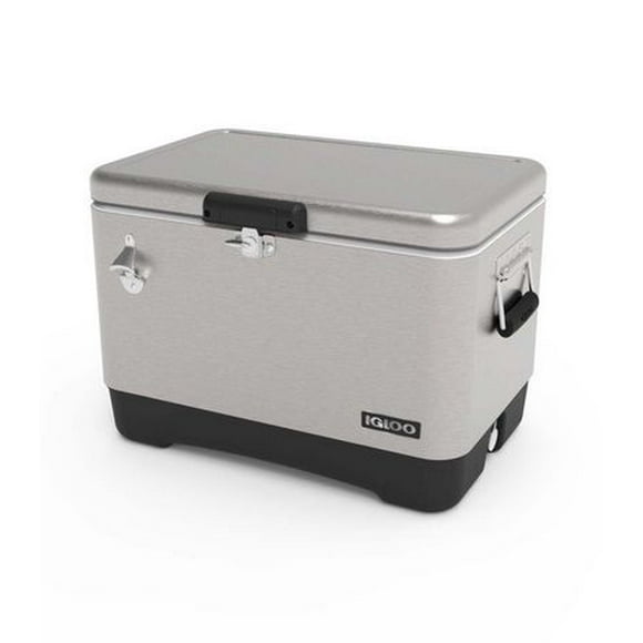 IGLOO LEGACY™ 54 QUART STAINLESS STEEL COOLER