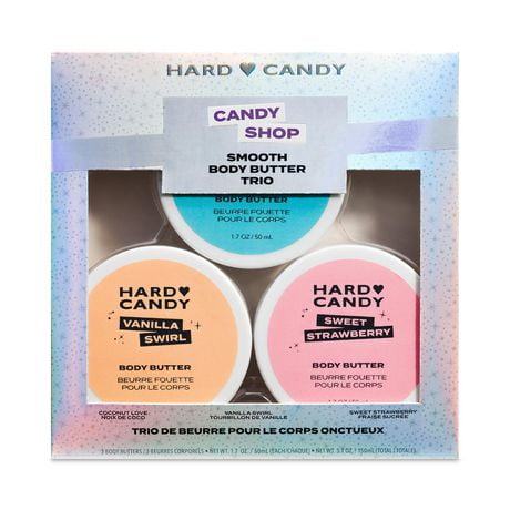 Hard Candy Trio de Beurre Pour Le Corps Onctueux Coffret cadeau 3 pièces