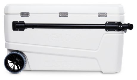 Igloo 50170 110 Qt Glide Pro Portable Large Ice Chest Wheeled Cooler